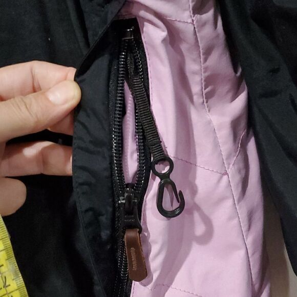 Columbia Vintage Convert Jacket in Black and Lavandar Size M - Picture 5 of 16